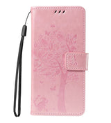 Кожен Калъф с Джобове за Xiaomi 15 Ultra, Wallet Book Case, Розов