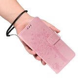 Кожен Калъф с Джобове за Xiaomi 15 Ultra, Wallet Book Case, Розов (5)