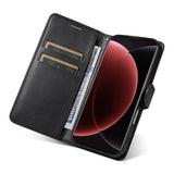 Кожен Калъф с Джобове за Xiaomi 15 Ultra, Wallet Book Case, Черен (4)