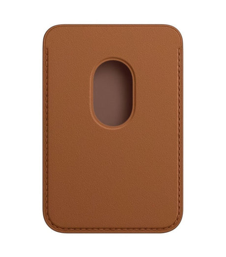 Оригинален Magsafe Калъф за Карти за iPhone, Apple Leather Wallet MHLT3ZM/A, Кафяв (2)