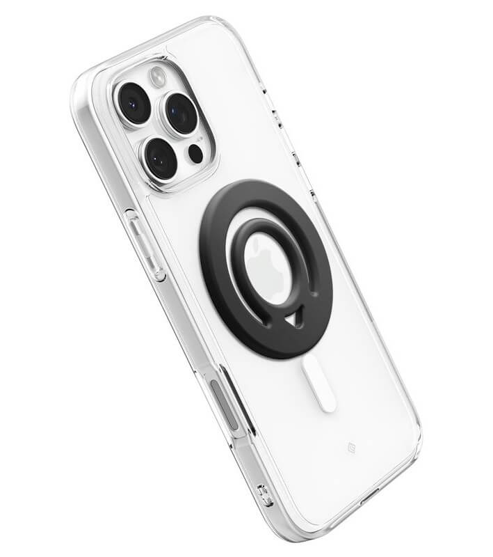 Magsafe Адаптер с Пръстен, Spigen Dual Pop Phone Holder, Черен (2)