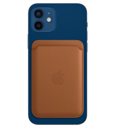 Оригинален Magsafe Калъф за Карти за iPhone, Apple Leather Wallet MHLT3ZM/A, Кафяв (3)