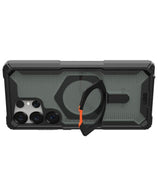 Magsafe Противоударен Калъф за Samsung S25 Ultra, UAG Plasma XTE Case Black-Orange, Черен (6)