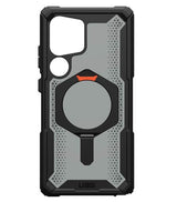 Magsafe Противоударен Калъф за Samsung S25 Ultra, UAG Plasma XTE Case Black-Orange, Черен (8)