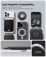Magsafe Адаптер с Пръстен, Spigen Dual Pop Phone Holder, Черен (4)