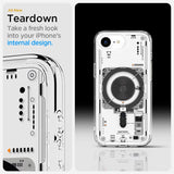 Magsafe Калъф за iPhone 17e/ 16e, Spigen Ultra Hybrid Mag Neo One Case, Прозрачен (9)