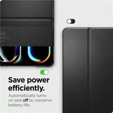 Защитен Калъф за iPad Pro 13 2025-2024, Spigen Smart Fold Case, Черен (8)