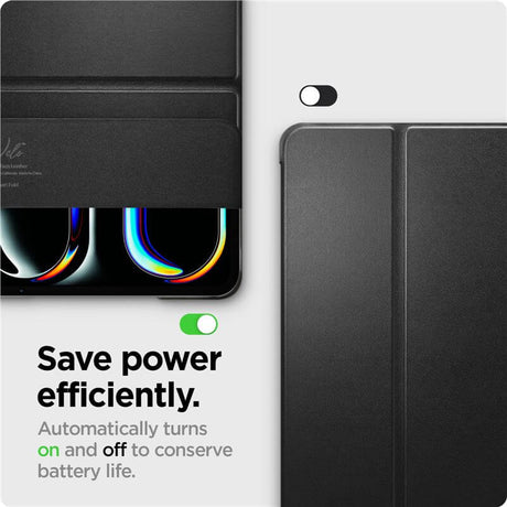 Защитен Калъф за iPad Pro 13 2025-2024, Spigen Smart Fold Case, Черен (8)