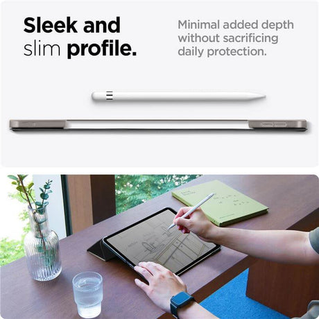 Защитен Калъф за iPad Pro 13 2025-2024, Spigen Smart Fold Case, Черен (10)