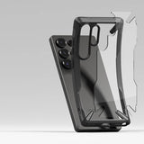 Противоударен Хибриден Калъф за Samsung S25 Ultra, Ringke Fusion X Case, Черен (5)