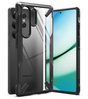Противоударен Хибриден Калъф за Samsung S25 Ultra, Ringke Fusion X Case, Черен