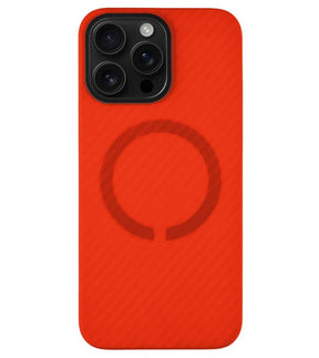 Magsafe Кевларен Калъф за iPhone 16 Pro, Tactical MagForce Aramid Case, Червен