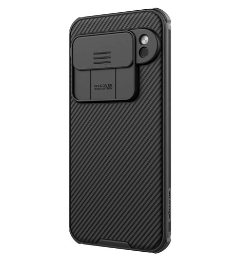 Калъф с Плъзгач за Камера за Google Pixel 9 Pro, Nillkin CamShield Case, Черен (2)