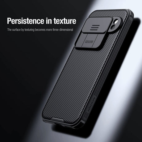 Калъф с Плъзгач за Камера за Google Pixel 9 Pro, Nillkin CamShield Case, Черен (6)