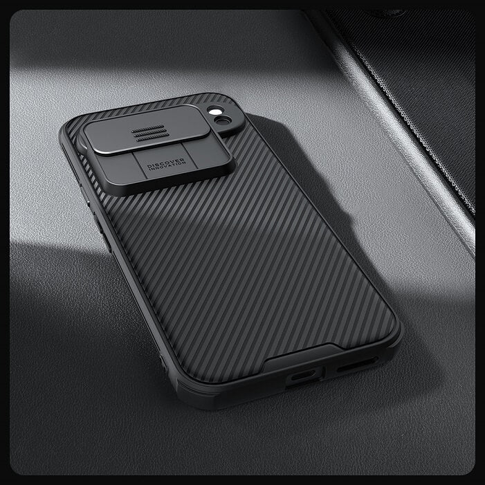 Калъф с Плъзгач за Камера за Google Pixel 9 Pro XL, Nillkin CamShield Case, Черен (7)