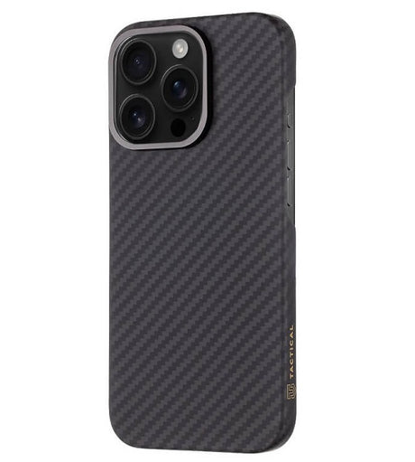 Magsafe Кевларен Калъф за iPhone 16 Pro, Tactical MagForce Aramid Case, Черен