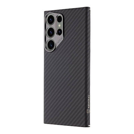 Magsafe Кевларен Калъф за Samsung S24 Ultra, Tactical MagForce Aramid Case, Черен (2)