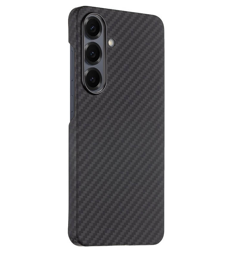 Magsafe Кевларен Калъф за Samsung S25, Tactical MagForce Aramid Case, Черен (3)