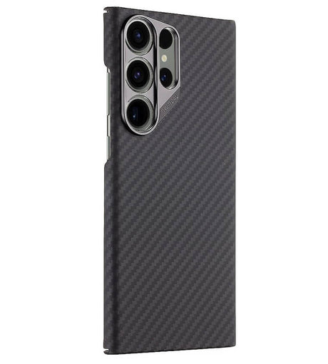 Magsafe Кевларен Калъф за Samsung S24 Ultra, Tactical MagForce Aramid Case, Черен (3)