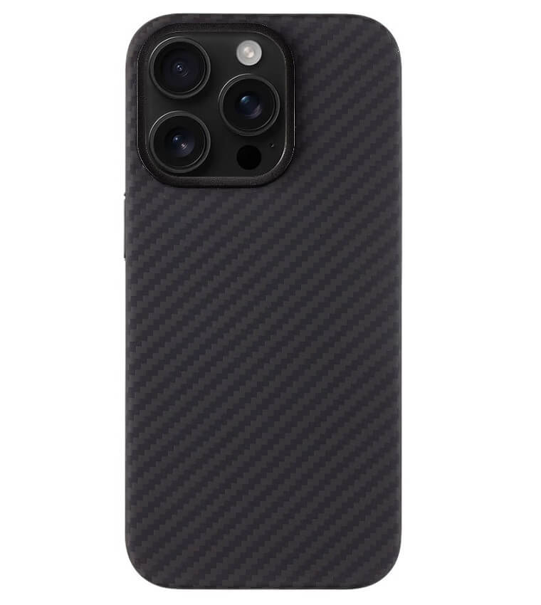 Magsafe Кевларен Калъф за iPhone 16 Pro Max, Tactical MagForce Aramid Case, Черен (3)
