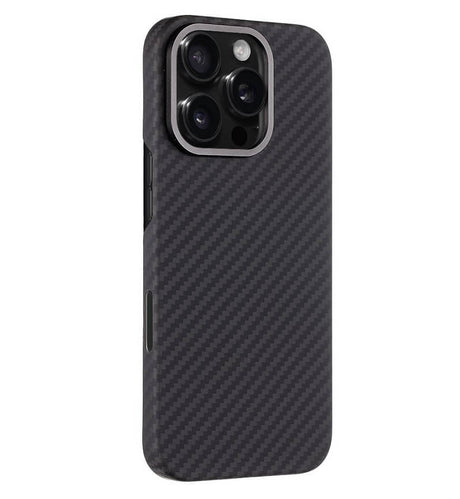 Magsafe Кевларен Калъф за iPhone 16 Pro, Tactical MagForce Aramid Case, Черен (2)