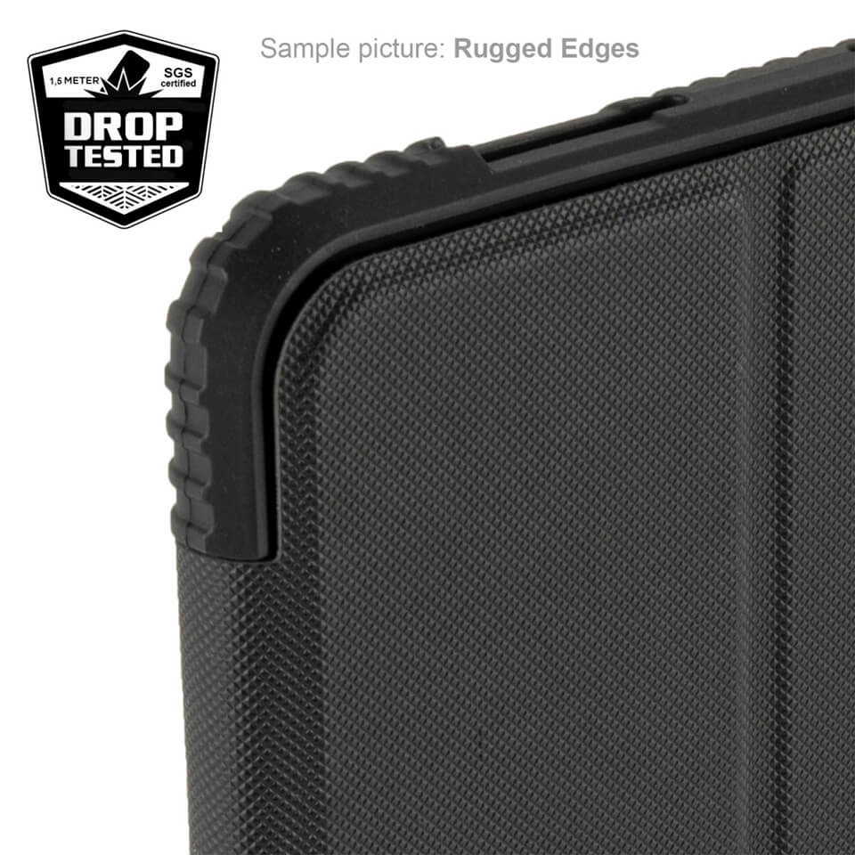 Противоударен Калъф за iPad 9/ 8/ 7 10.2", 4Smarts Endurance Folio Case, Черен (3)