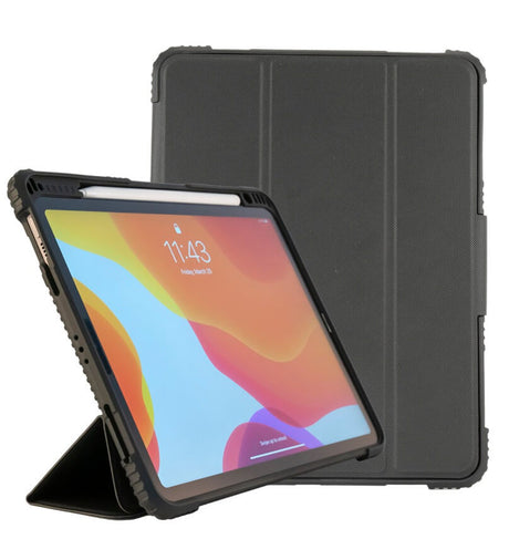 Противоударен Калъф за iPad 9/ 8/ 7 10.2", 4Smarts Endurance Folio Case, Черен (5)
