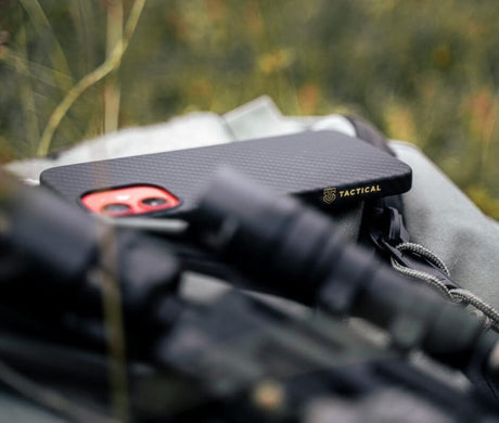 Magsafe Кевларен Калъф за Samsung S25 Ultra, Tactical MagForce Aramid Case, Черен (4)