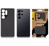 Magsafe Кевларен Калъф за Samsung S25 Ultra, Tactical MagForce Aramid Case, Черен (6)