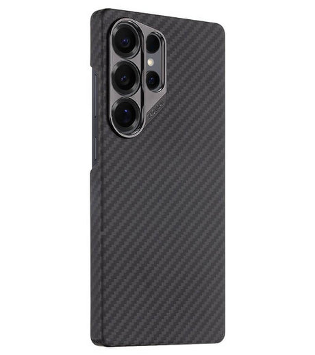 Magsafe Кевларен Калъф за Samsung S25 Ultra, Tactical MagForce Aramid Case, Черен (3)
