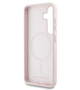 MagSafe Калъф за Samsung S25, Karl Lagerfeld Silicone Double Heads Case, Розов (6)