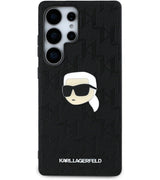 Калъф за Samsung S25 Ultra, Karl Lagerfeld PU Mono K. Head PIN Case, Черен