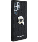 Калъф за Samsung S25 Ultra, Karl Lagerfeld PU Mono K. Head PIN Case, Черен (4)