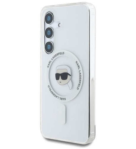 Magsafe Калъф за Samsung S25, Karl Lagerfeld IML Choupette Head Case, Прозрачен (2)