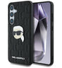 Калъф за Samsung S25, Karl Lagerfeld PU Mono K. Head PIN Case, Черен