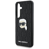 Калъф за Samsung S25, Karl Lagerfeld PU Mono K. Head PIN Case, Черен (5)