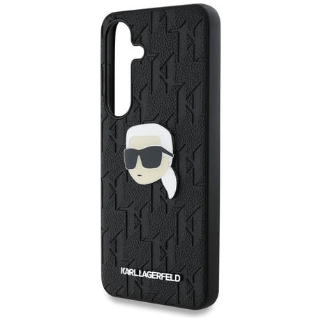 Калъф за Samsung S25, Karl Lagerfeld PU Mono K. Head PIN Case, Черен (5)