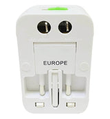 Универсален Мрежови Адаптер за Цял Свят, Travel Adapter 220V, Бял (3)
