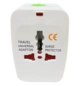 Универсален Мрежови Адаптер за Цял Свят, Travel Adapter 220V, Бял (2)