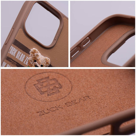 Калъф за iPhone 16, Zuck Bear San Francisco Fortune Golden State Case, Кафяв (4)
