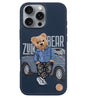 Калъф за iPhone 16 Pro, Zuck Bear San Francisco Fortune Social Vibe Case, Син