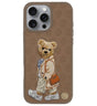 Калъф за iPhone 16 Pro, Zuck Bear Paris Gentleman Bag Case, Кафяв