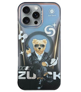 Magsafe Калъф за iPhone 16, Zuck Bear Berlin Boss Mag Eins Suave Case, Черен