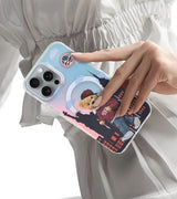 Magsafe Калъф за iPhone 16, Zuck Bear Darnell Frodted Laser New York Case, Бял (2)