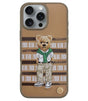 Калъф за iPhone 16 Pro Max, Zuck Bear San Francisco Fortune Golden State Case, Кафяв