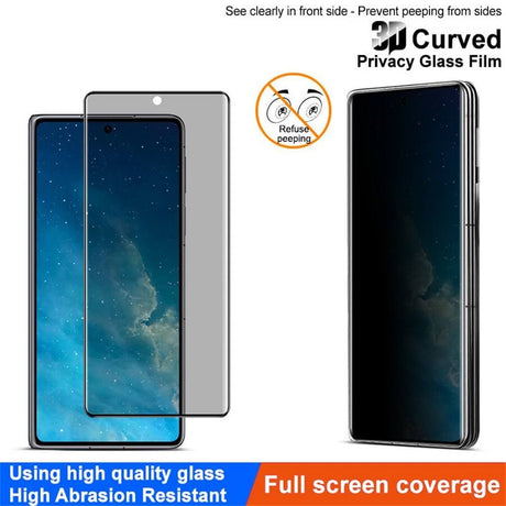 Затъмняващ Протектор за Huawei Mate X6, Imak Privacy Anti-Spy Glass, Черен (4)