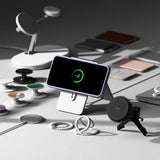 Magsafe Калъф за Samsung S25 Plus, Ringke Silicone Magnetic Case, Лилав (7)