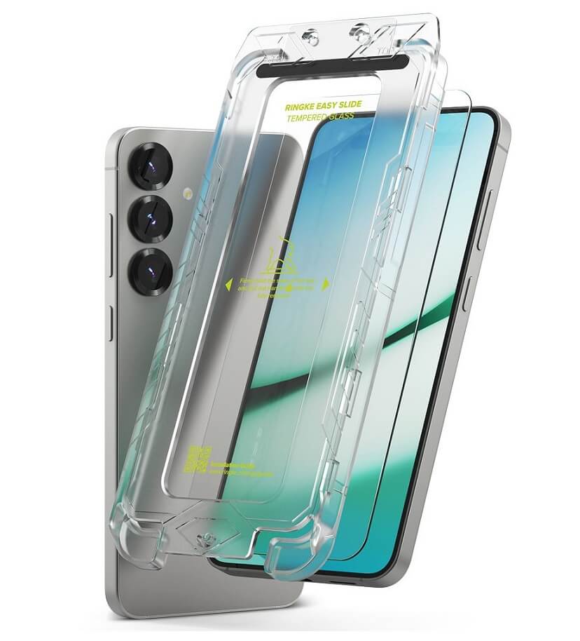 Стъклен Протектор за Samsung S25, Ringke Easy Slide Glass 2бр., Прозрачен (2)
