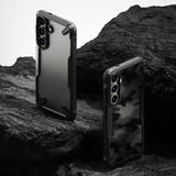 Противоударен Хибриден Калъф за Samsung S25, Ringke Fusion X Case, Черен (6)