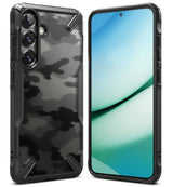 Противоударен Хибриден Калъф за Samsung S25 Plus, Ringke Fusion X Camouflage Case, Черен (2)